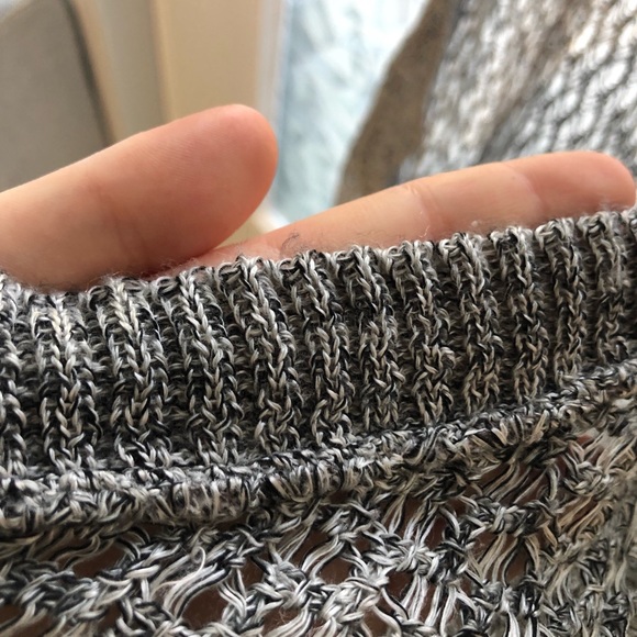 (182) 💚5/20$ Thin Knit Grey Cardigan - Picture 5 of 7
